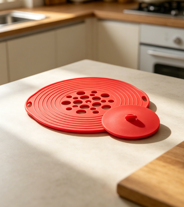 21 Silicone Boil Over Prevention Pot Cover - Image 1