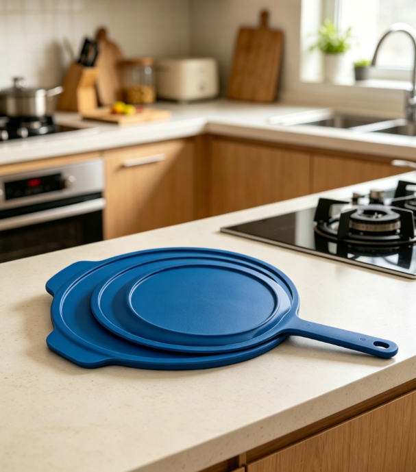 24 Multi-Fit Silicone Lid for Frying Pans - Image 1