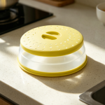 Collapsible Microwave Food Cover with Vent