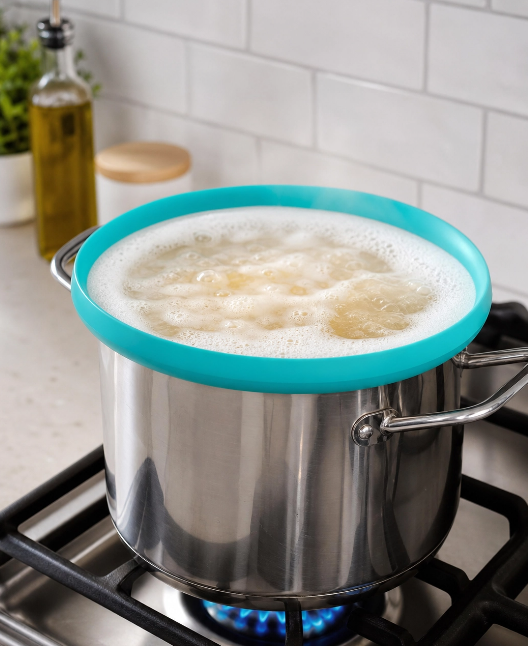 30 Silicone Anti-Spill Ring for Cookware - Image 1