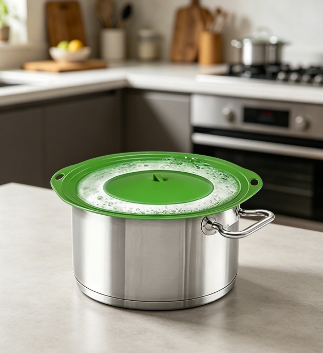 31 Silicone Boil Over Safety Lid Cover - Image 1