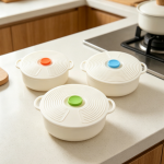 Universal Silicone Lid Set for Bowls, Pots and Pans